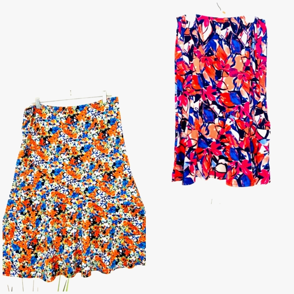 2 Kim Rogers Skirts Bundle of 2 Like New XL Petite